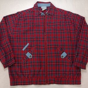 80s Jantzen Red Plaid Jacket size M